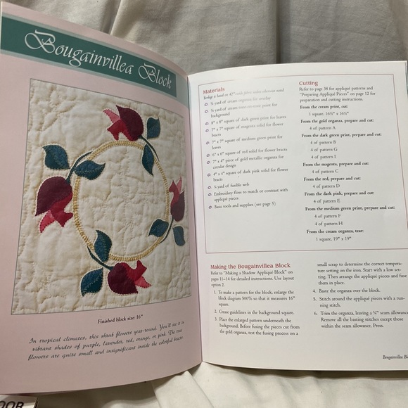 Fantastic Fans by Alice Dunedin Shadow Appliqué by Hetty van Boven vintage books - Picture 7 of 7